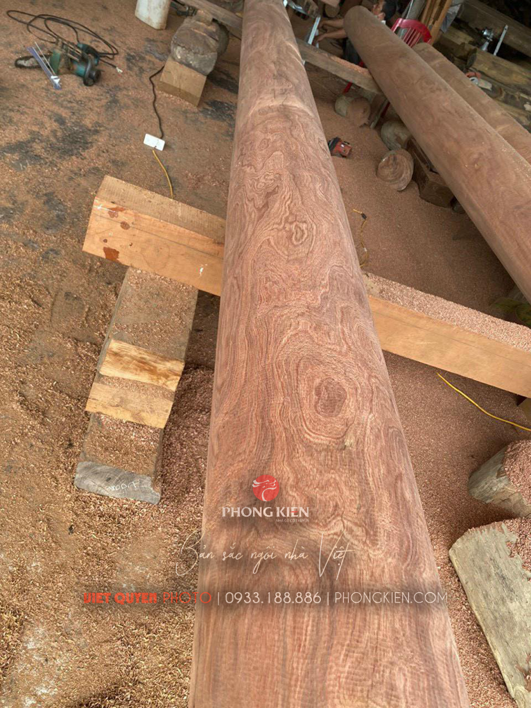 Bí quyết để nhà gỗ bền trăm năm nhờ cột lim